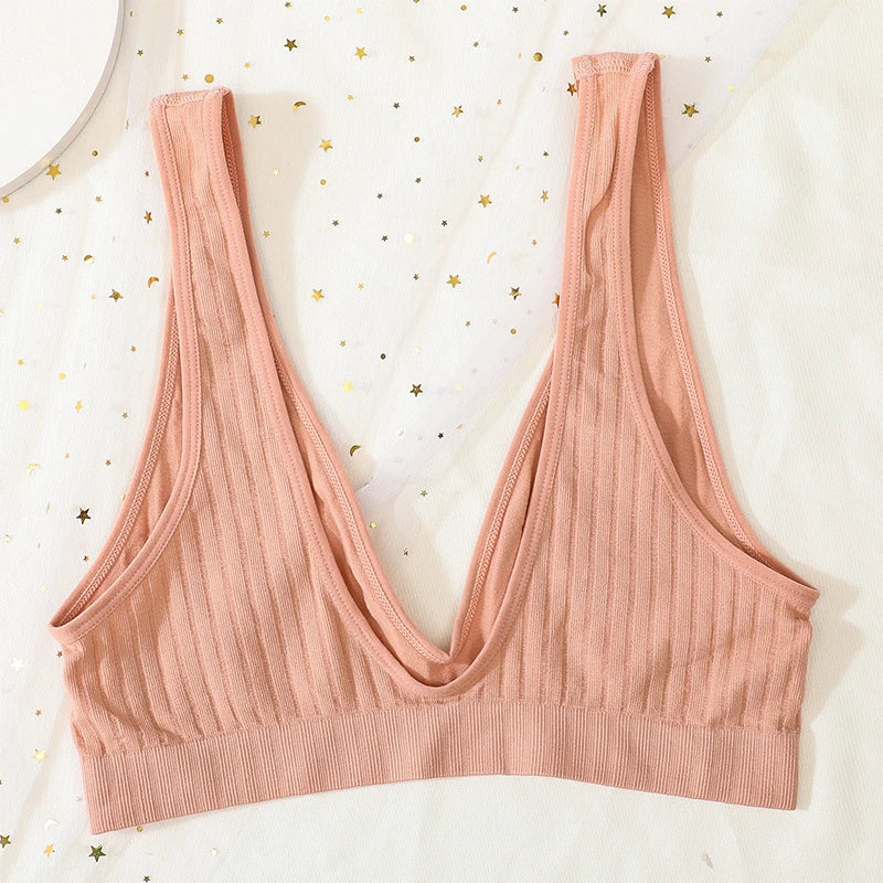 Deep V-neck Push-Up Bras