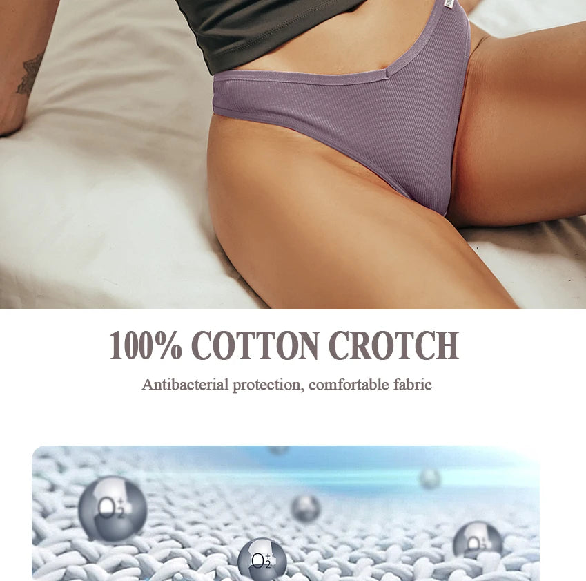 5PCS/Set Cotton Lingerie Panties