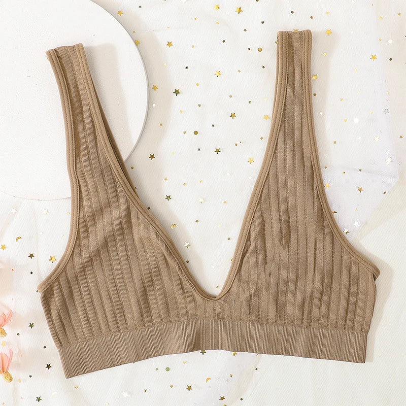 Deep V-neck Push-Up Bras