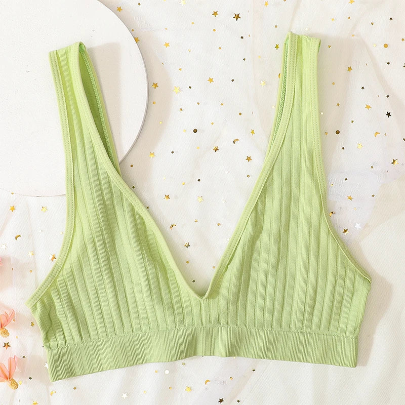 Deep V-neck Push-Up Bras
