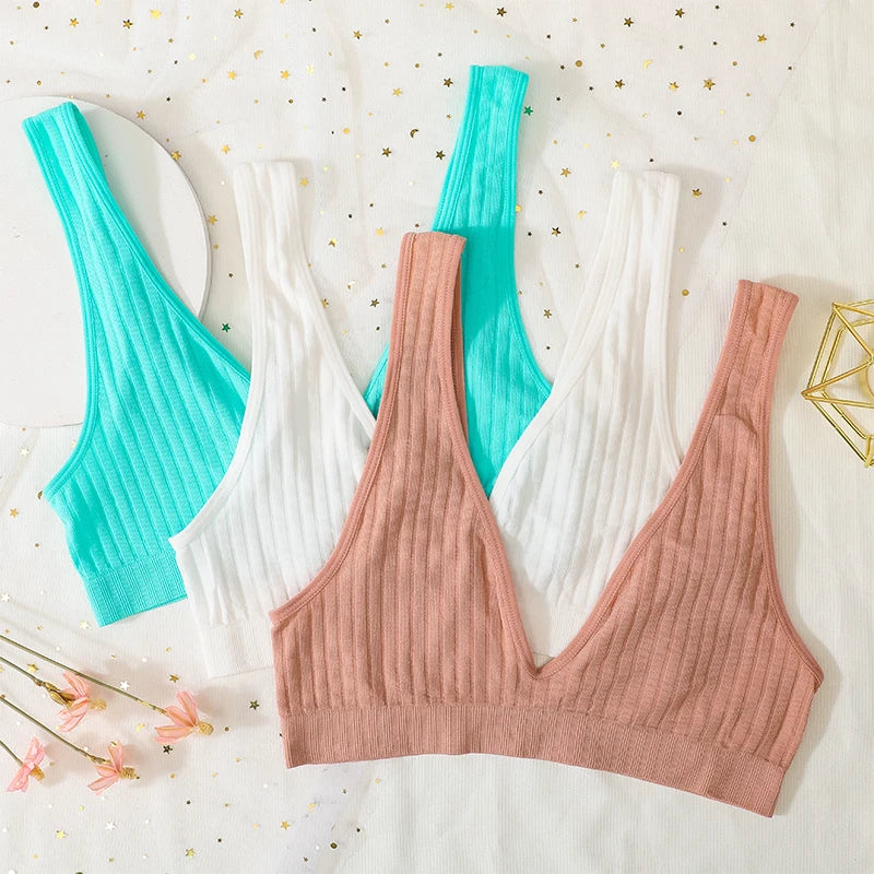 Deep V-neck Push-Up Bras