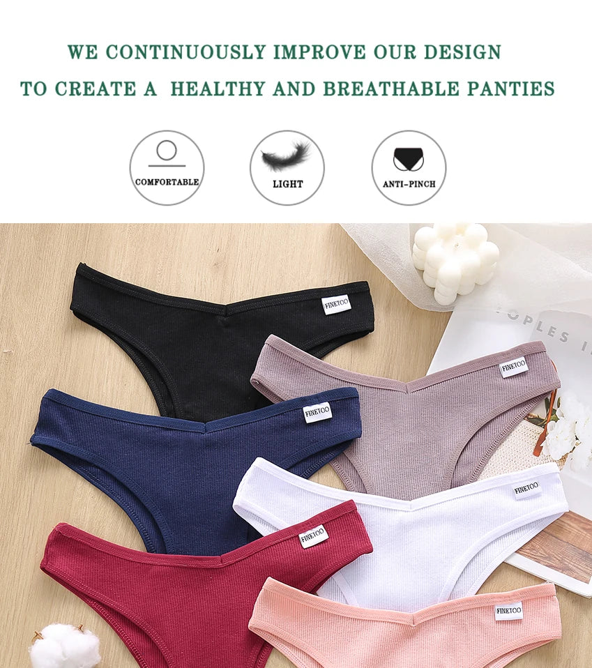 5PCS/Set Cotton Lingerie Panties