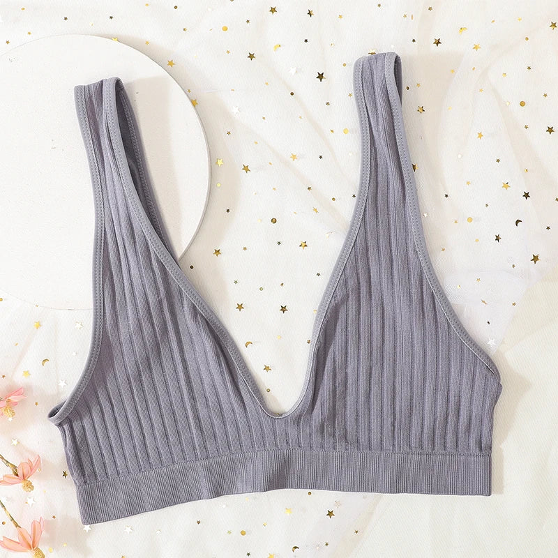 Deep V-neck Push-Up Bras