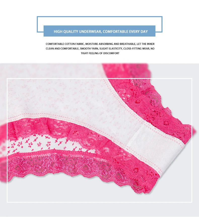 Women's cotton panties Girl Briefs