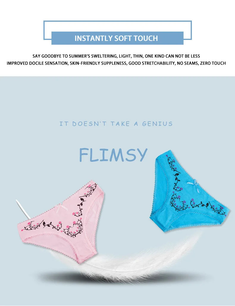 Women's cotton panties Girl Briefs