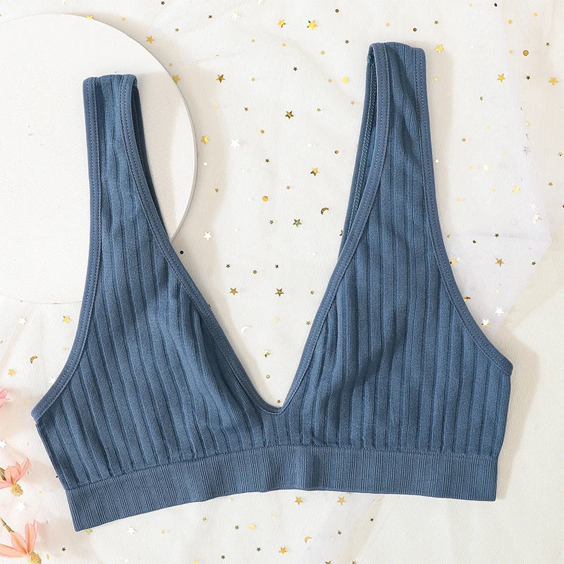 Deep V-neck Push-Up Bras