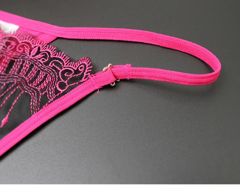 Sexy Lace Floral Thong Ladies