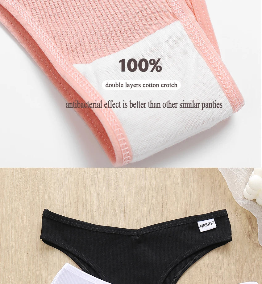 5PCS/Set Cotton Lingerie Panties