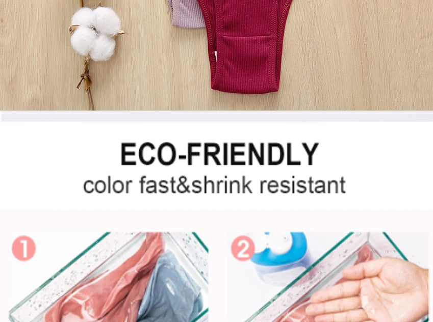 5PCS/Set Cotton Lingerie Panties
