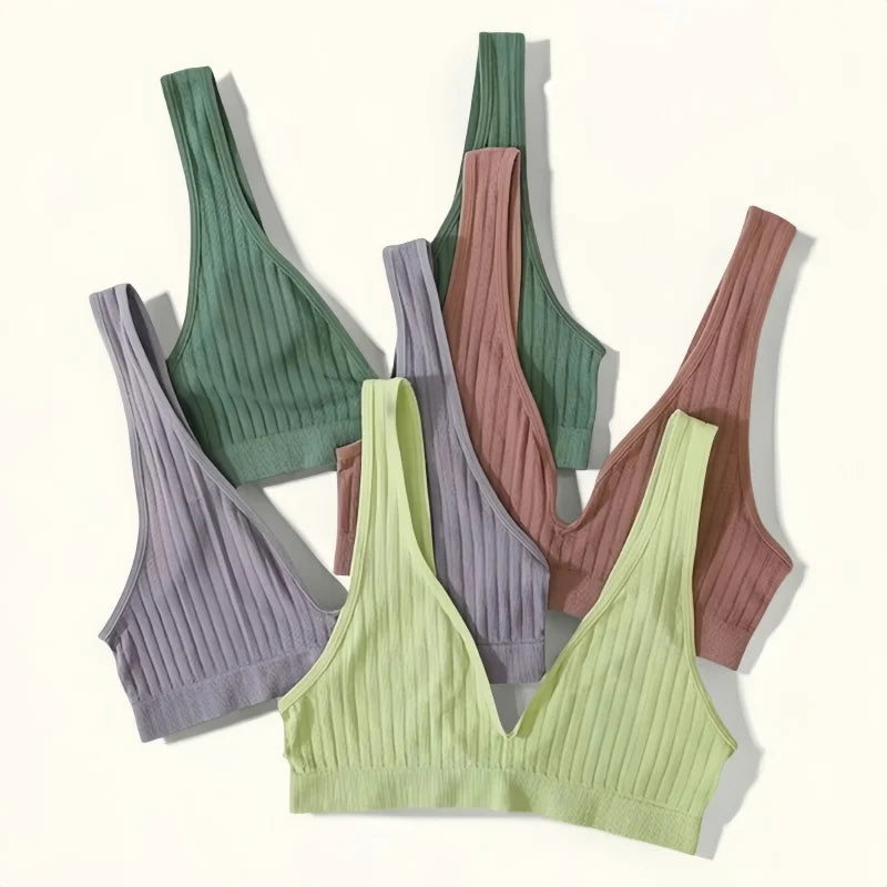 Deep V-neck Push-Up Bras