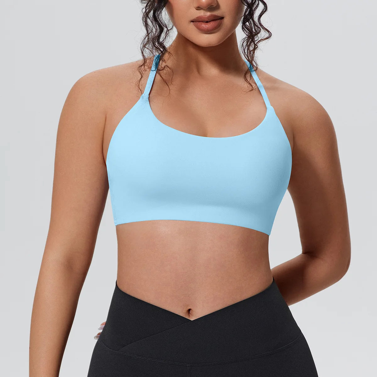 Sports Bra Women Cross Strap