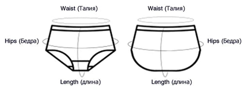 4PCS/set Plus Size Underwear