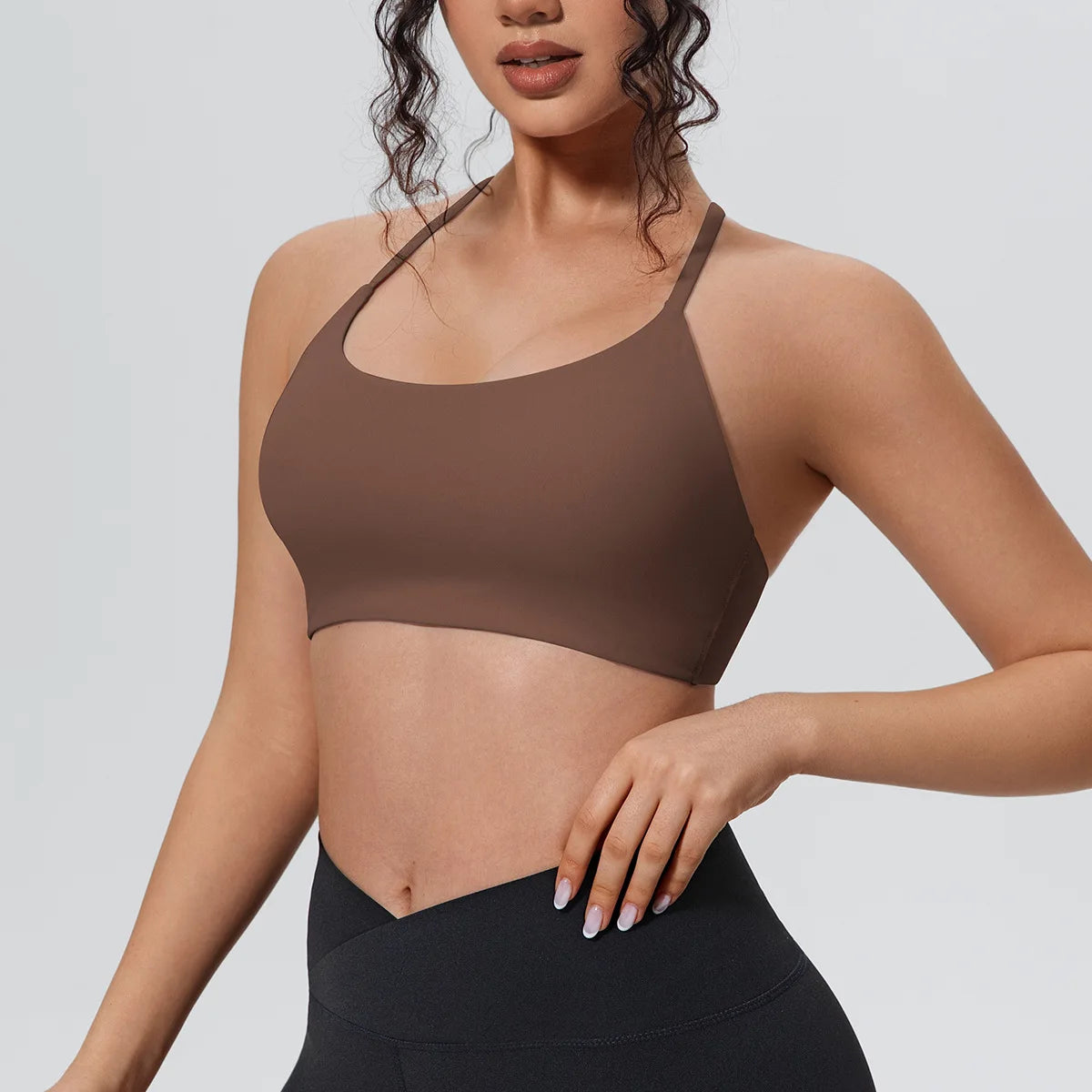 Sports Bra Women Cross Strap