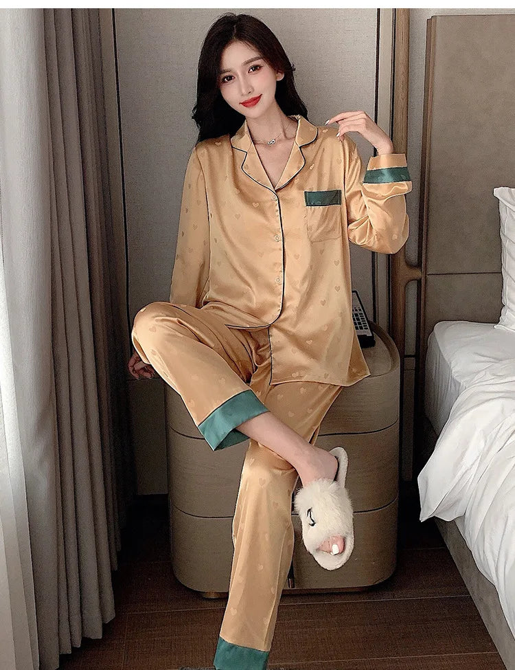 Top Autumn New Ice Silk Women