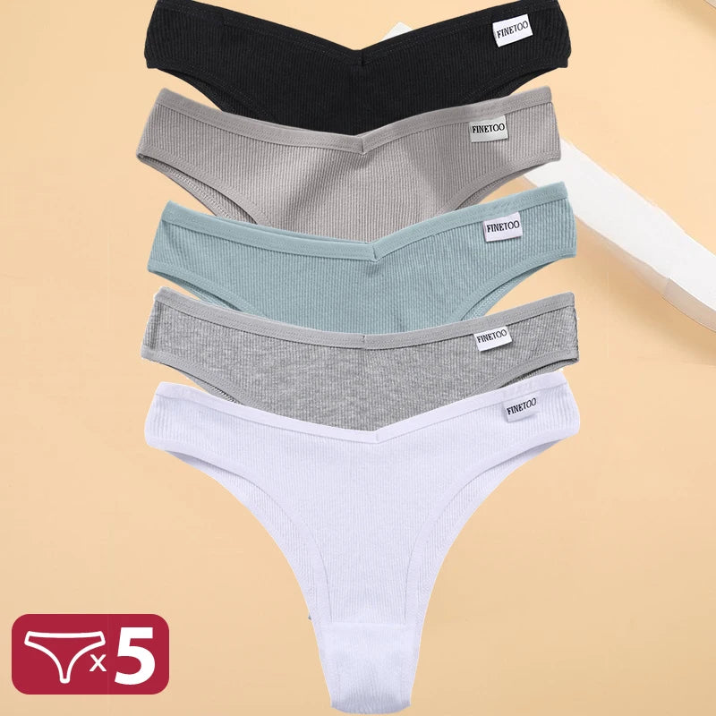 5PCS/Set Cotton Lingerie Panties