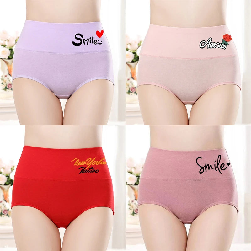 4PCS/set Plus Size Underwear
