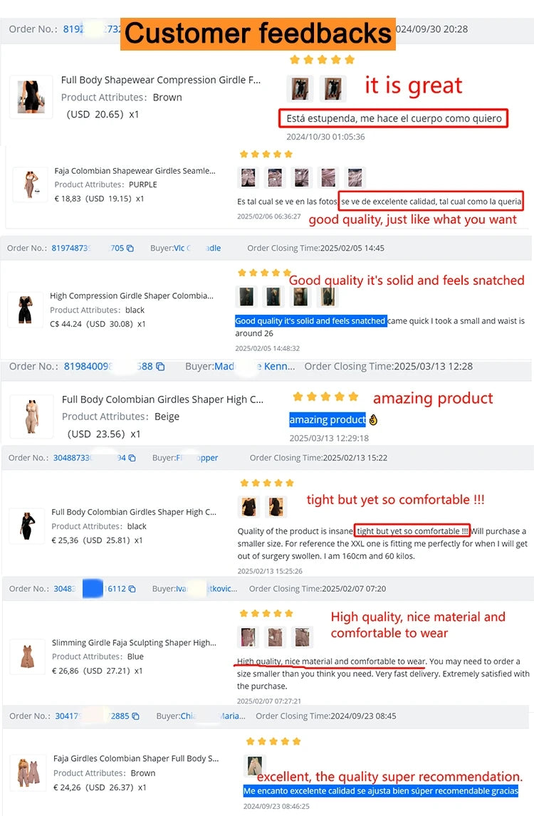 Tummy Control Shaper Butt