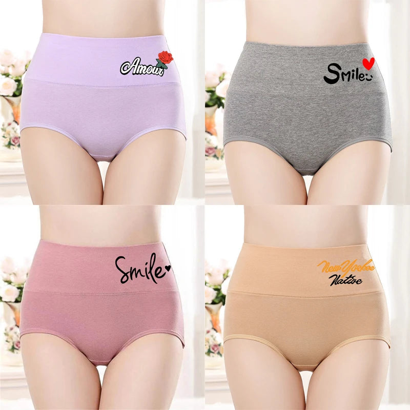 4PCS/set Plus Size Underwear