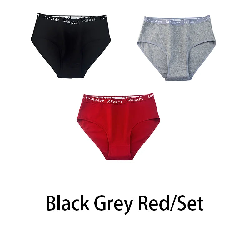 3PCS/Set Women Cotton Solid