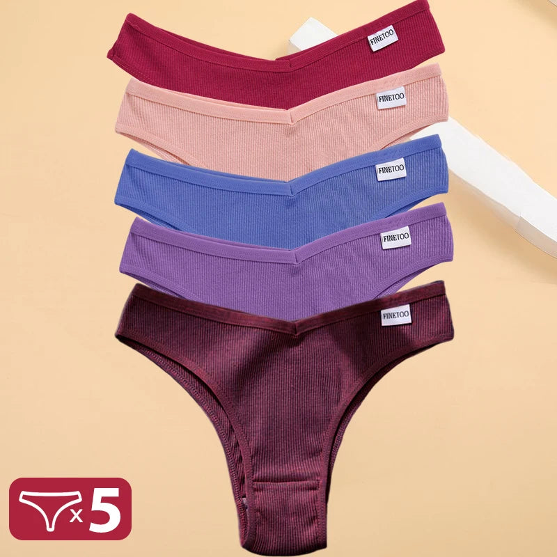 5PCS/Set Cotton Lingerie Panties