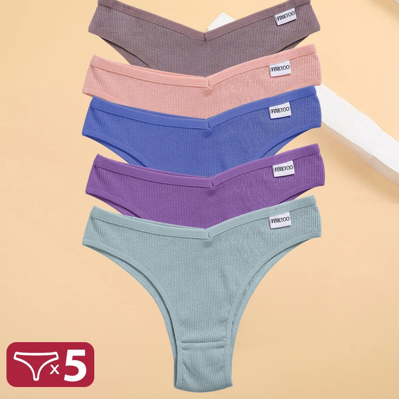 5PCS/Set Cotton Lingerie Panties