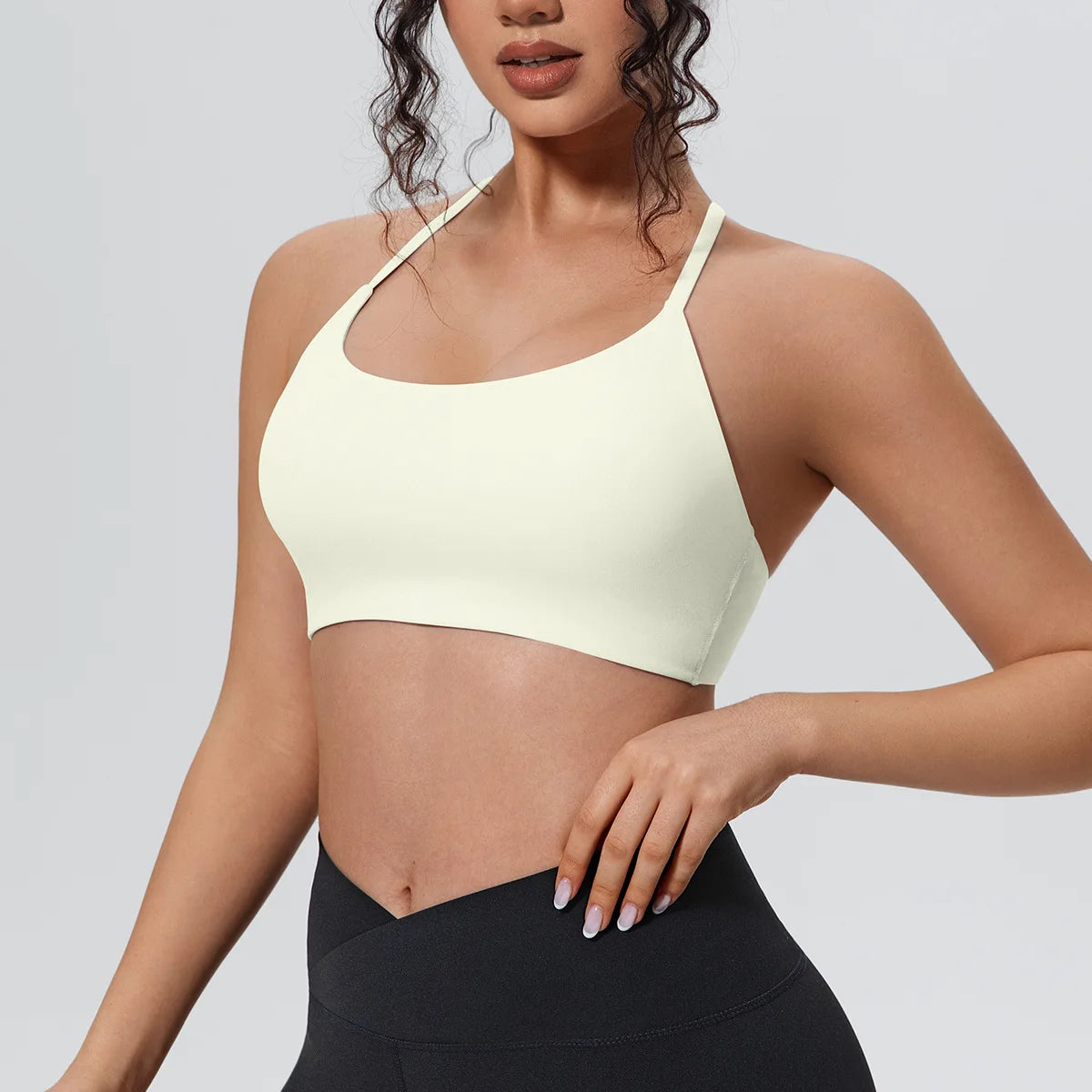 Sports Bra Women Cross Strap