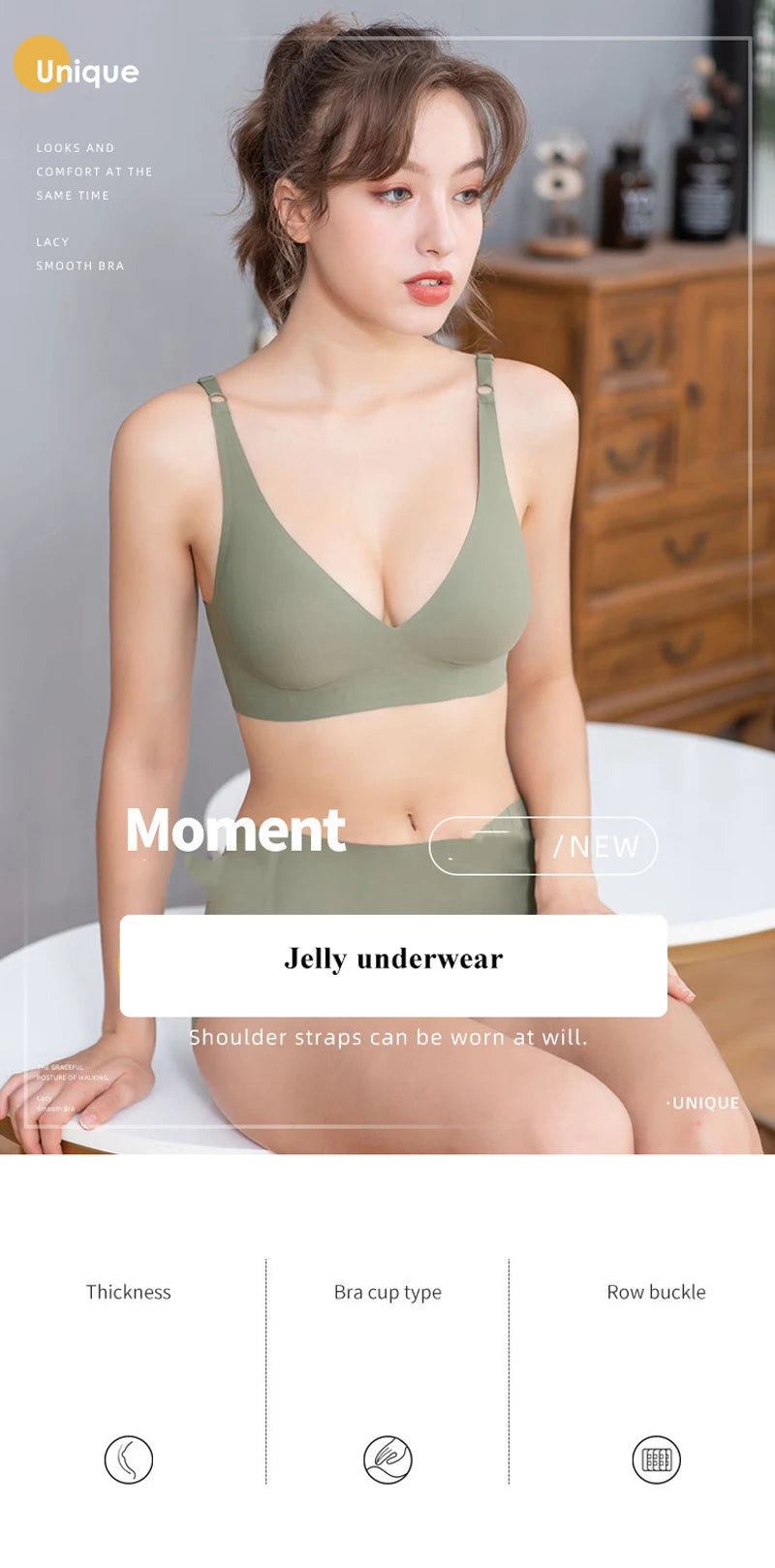 Sexy Seamless Bra Wire Free