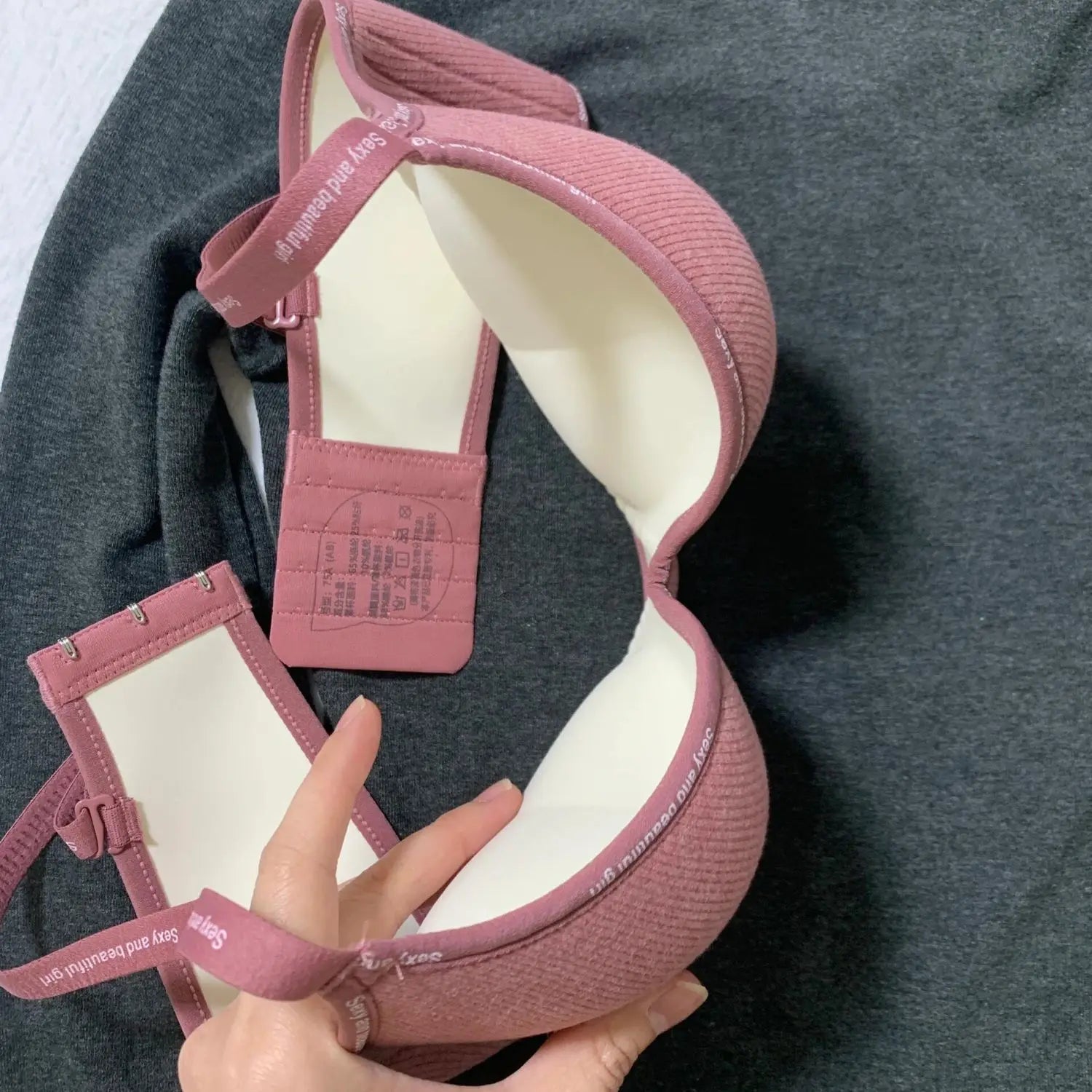 Wireless Push Up Bra A-C Cup