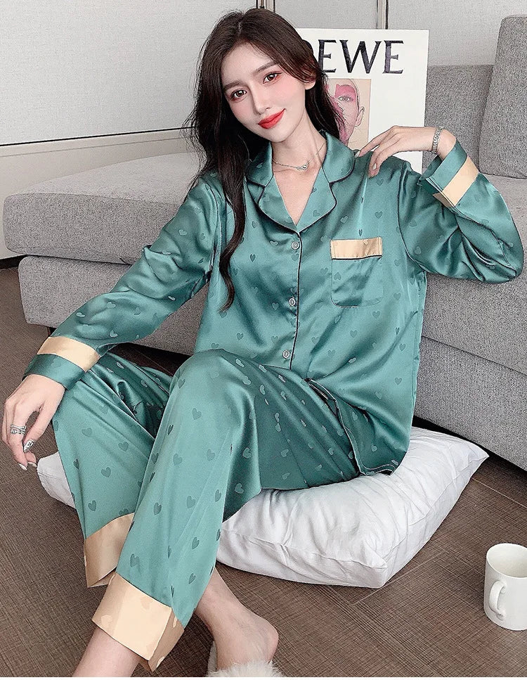 Top Autumn New Ice Silk Women