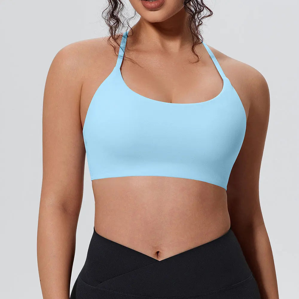 Sports Bra Women Cross Strap