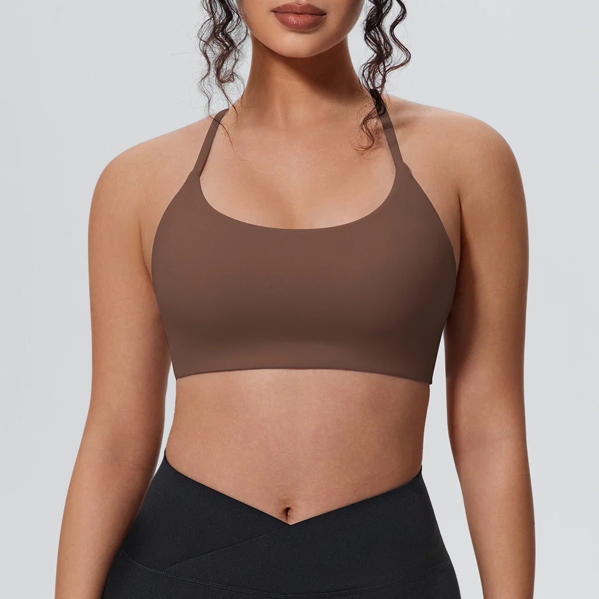 Sports Bra Women Cross Strap