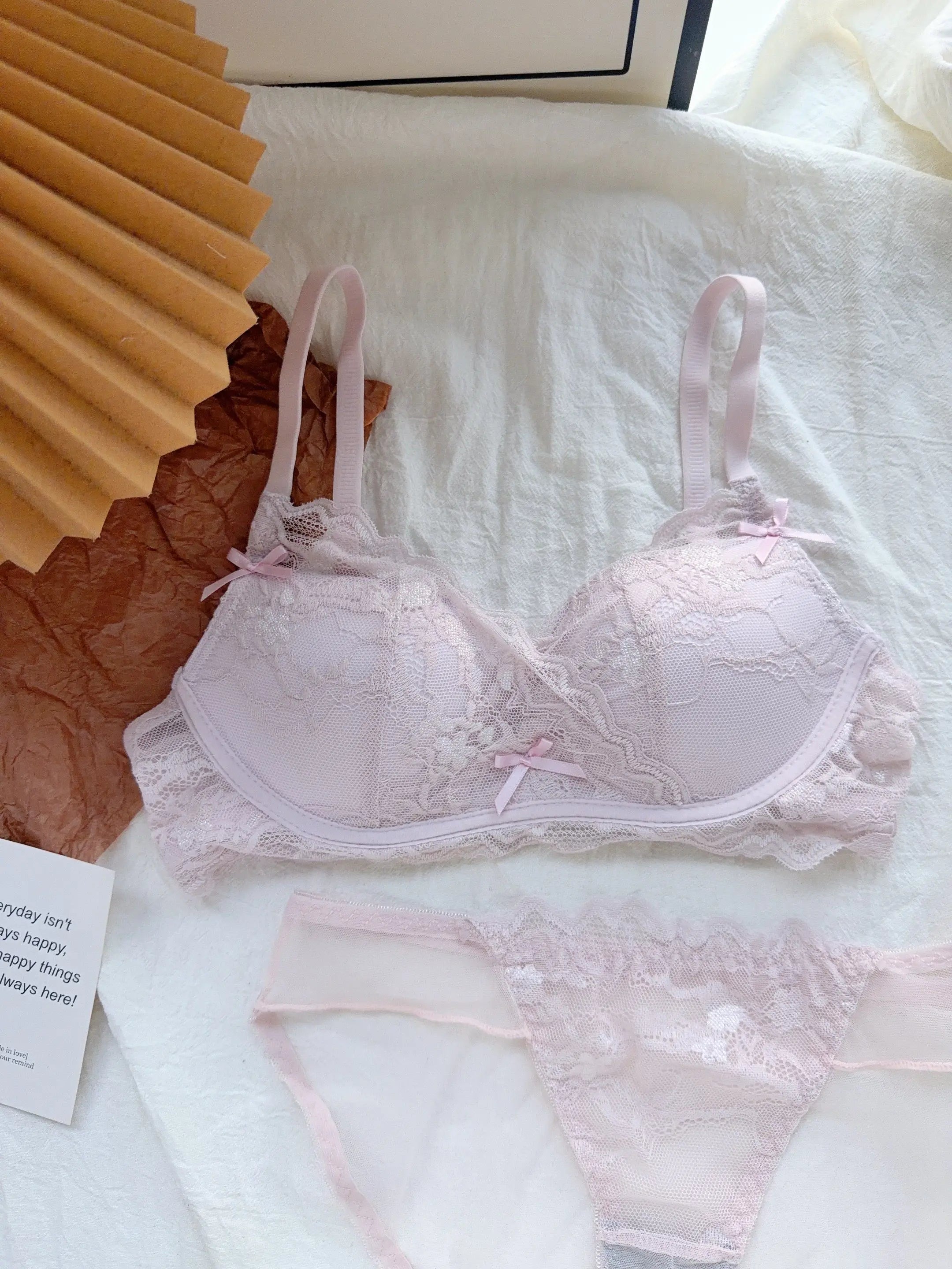 Cute Red Bra and Panty Set