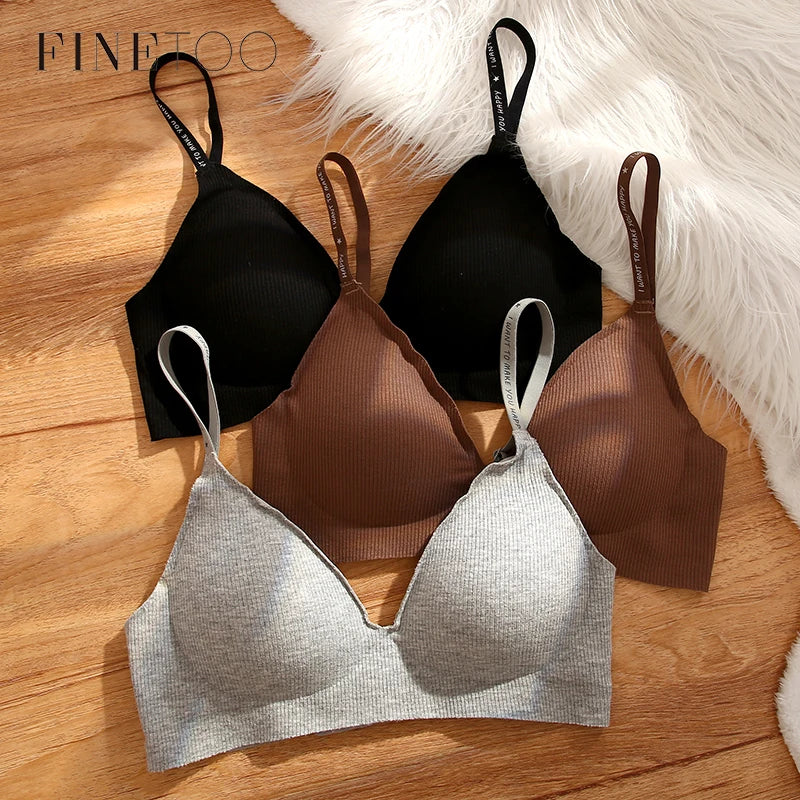FINETOO Women Wireless Bra