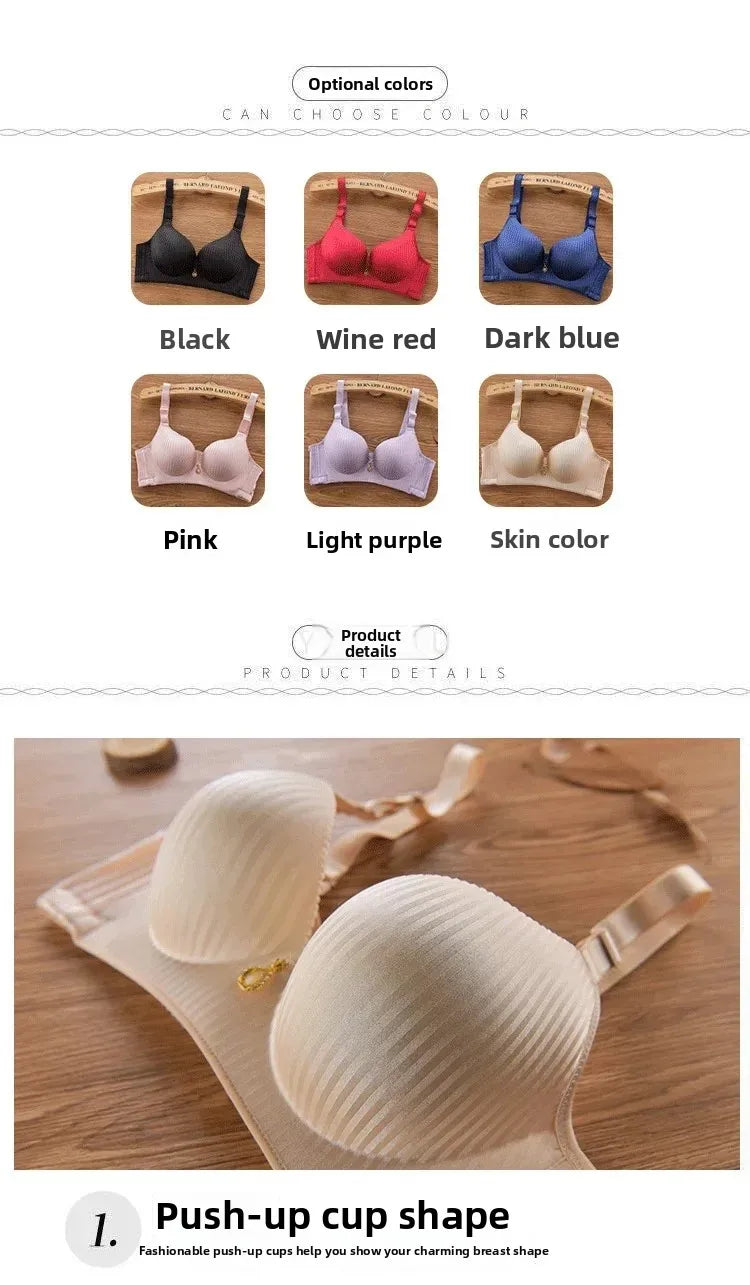 Sexy Wireless Push Up Bra No