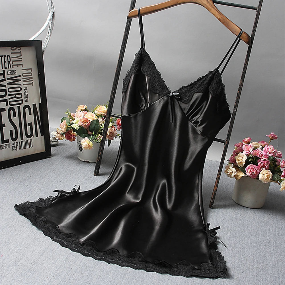 Sexy Lace Patchwork Nightwear