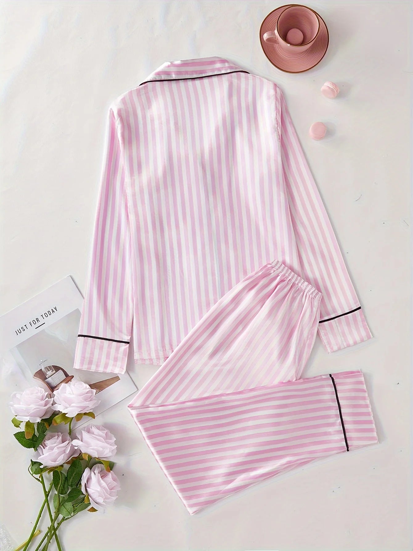 Autumn Winter Striped Pajamas