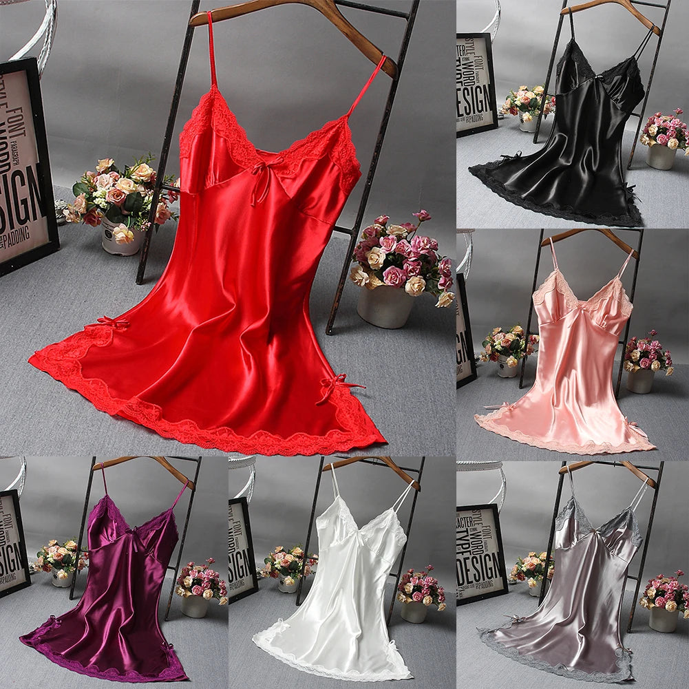 Sexy Lace Patchwork Nightwear