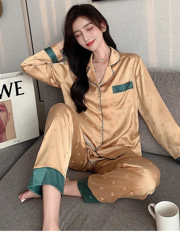 Top Autumn New Ice Silk Women