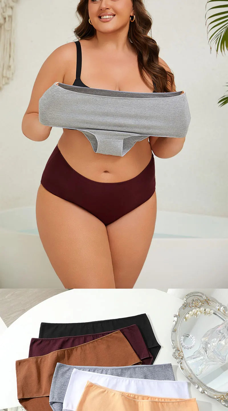6Pcs/Set Cotton Panties Women