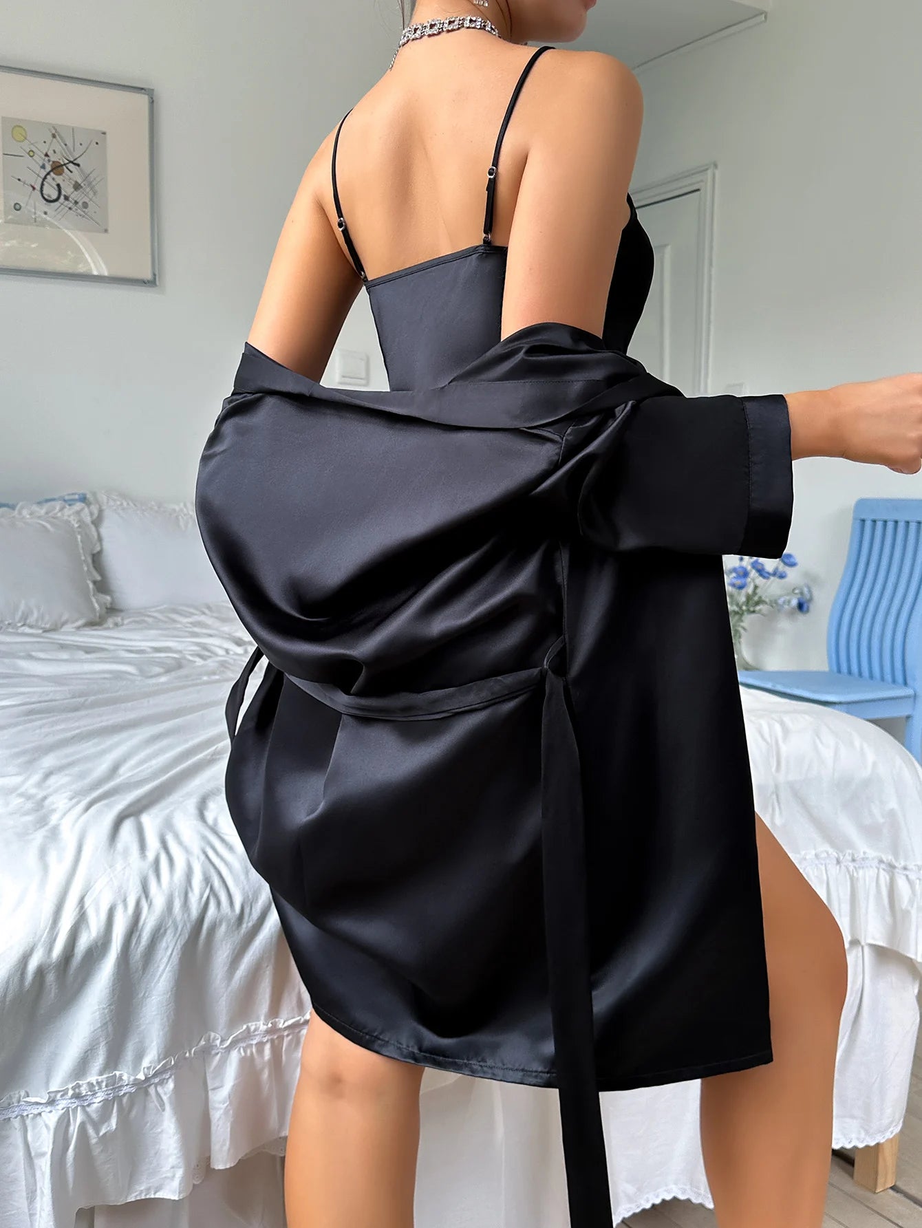 Women's Satin pajama Set