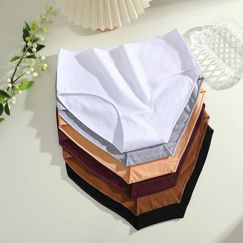 6Pcs/Set Cotton Panties Women