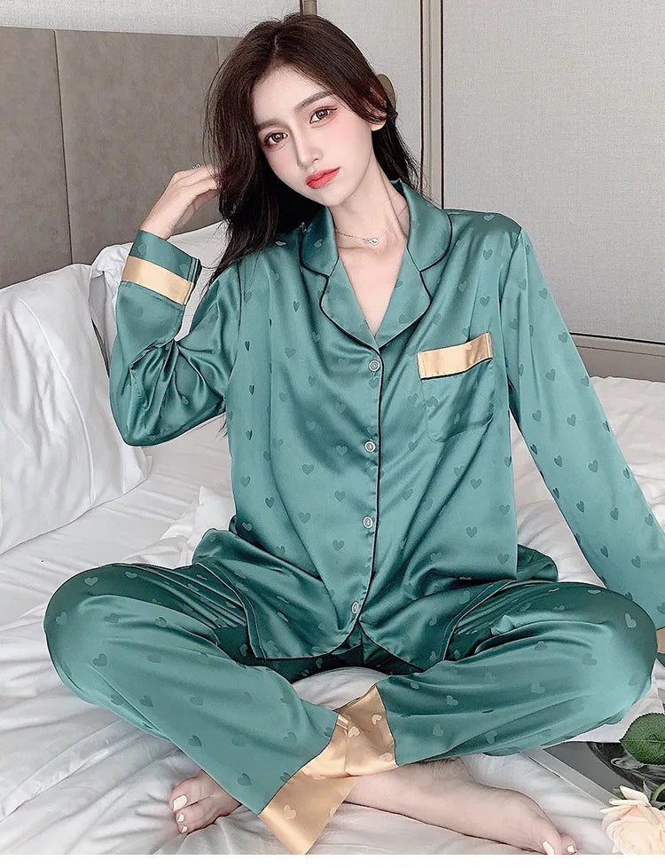Top Autumn New Ice Silk Women