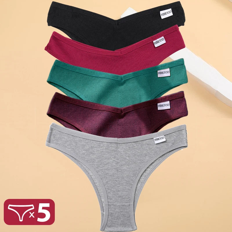 5PCS/Set Cotton Lingerie Panties