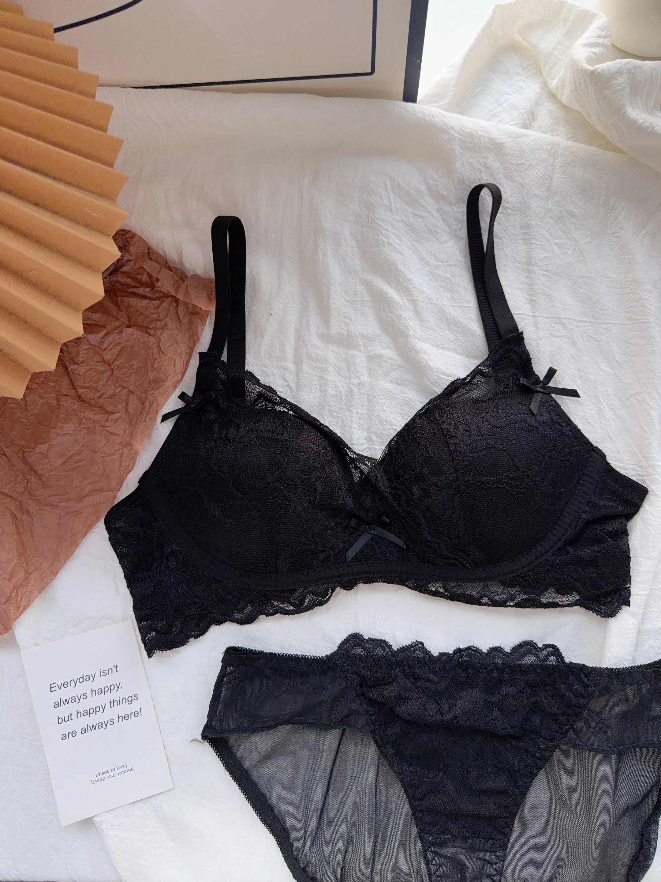 Cute Red Bra and Panty Set