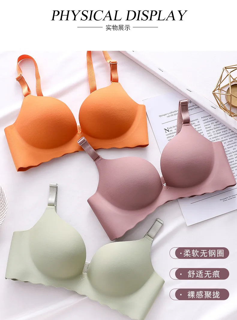 Sexy Push Up Bra Corset Wireless