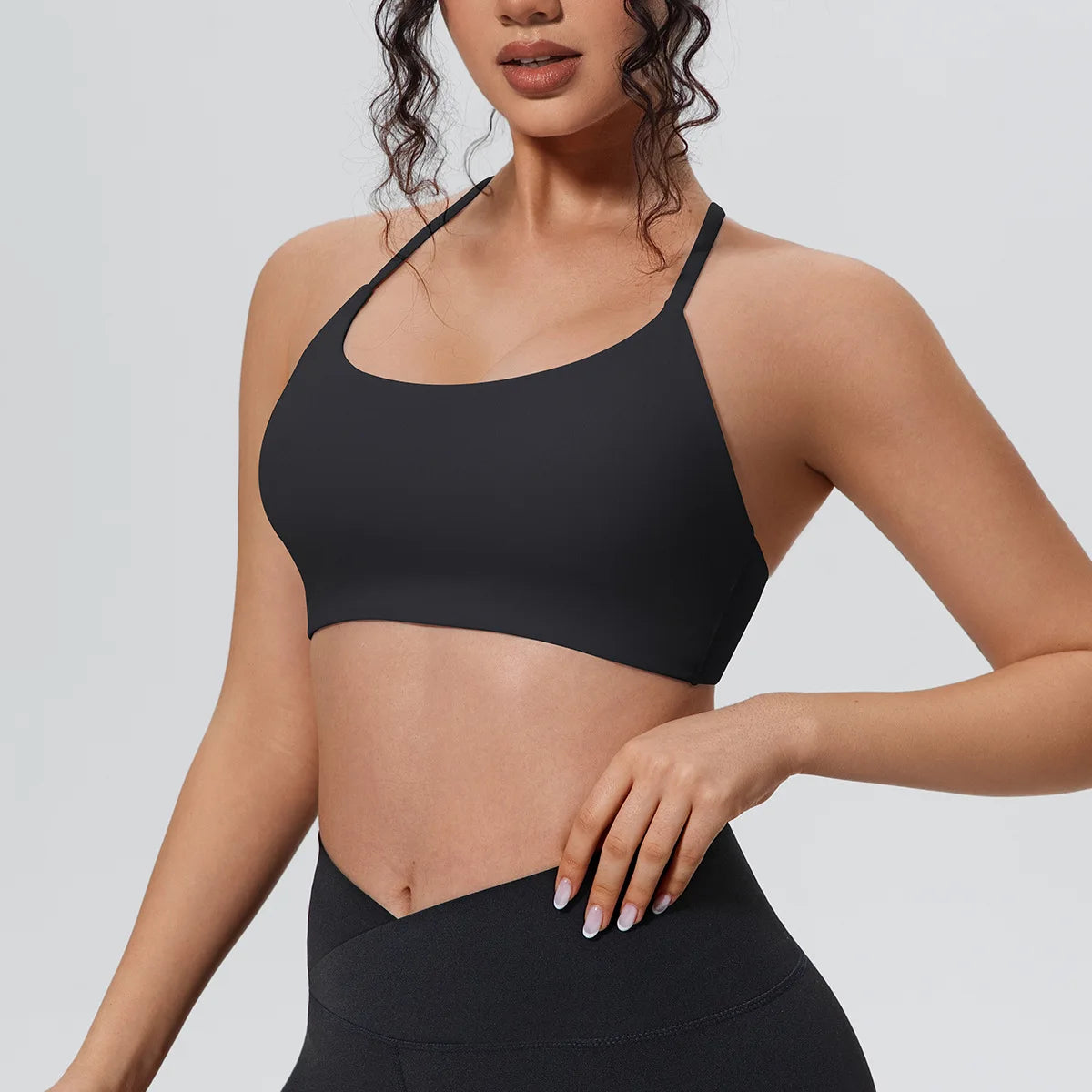 Sports Bra Women Cross Strap