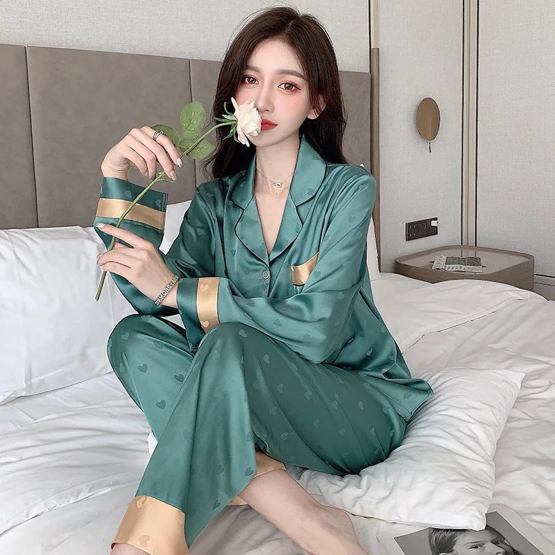 Top Autumn New Ice Silk Women