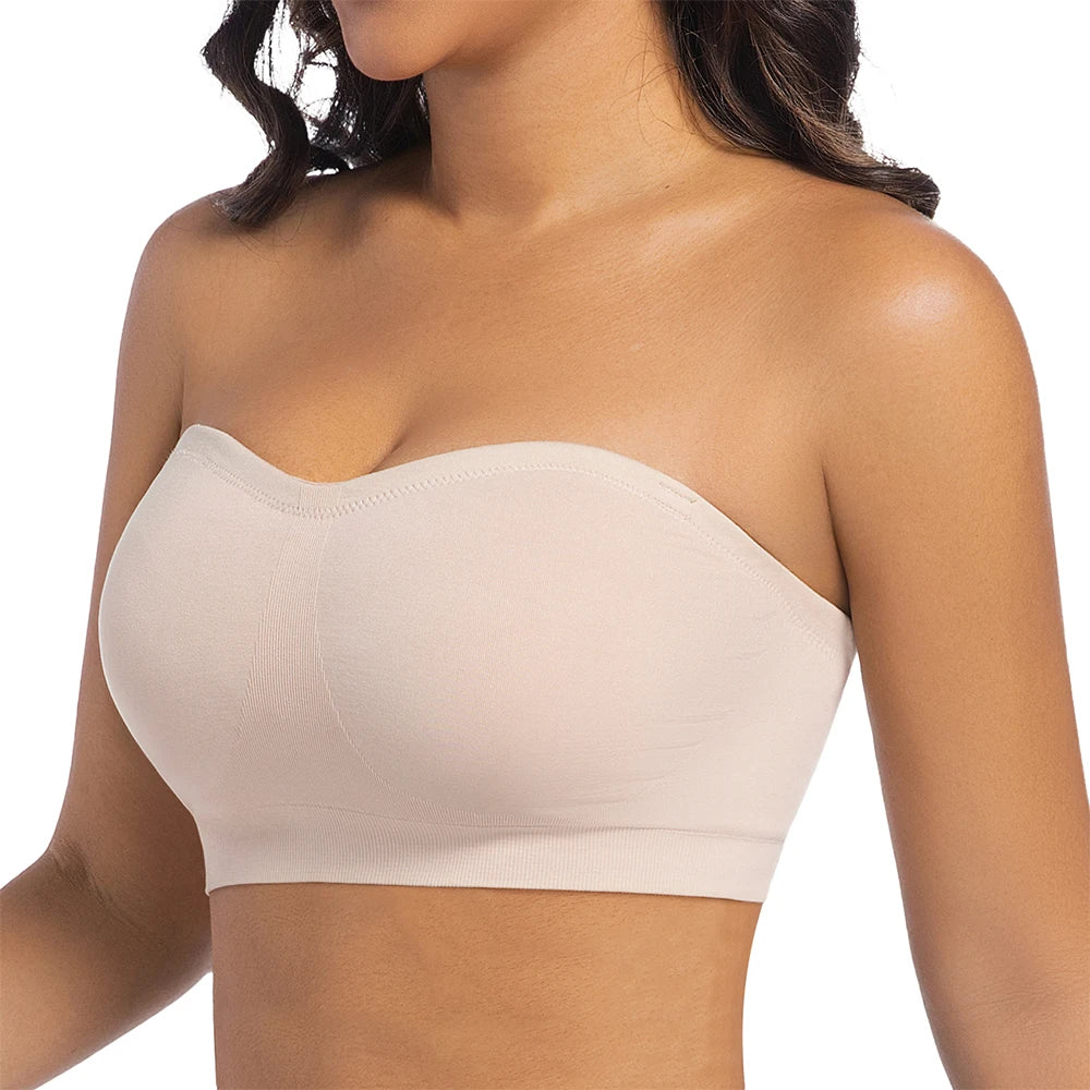 Strapless Invisible M-shaped Bra