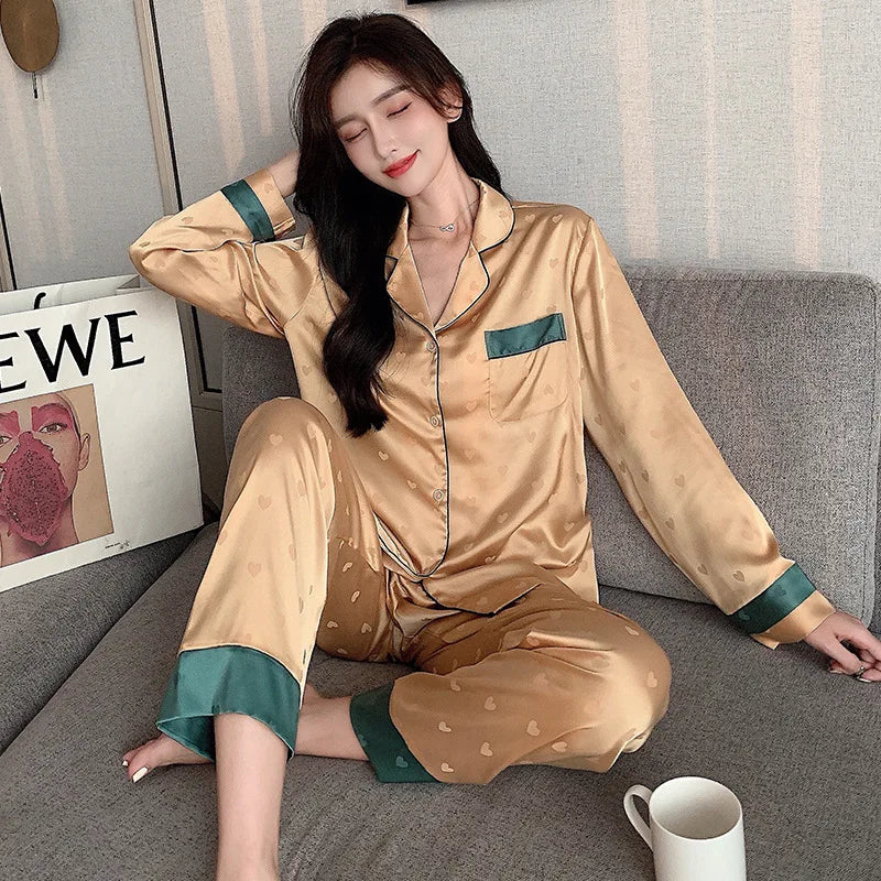 Top Autumn New Ice Silk Women