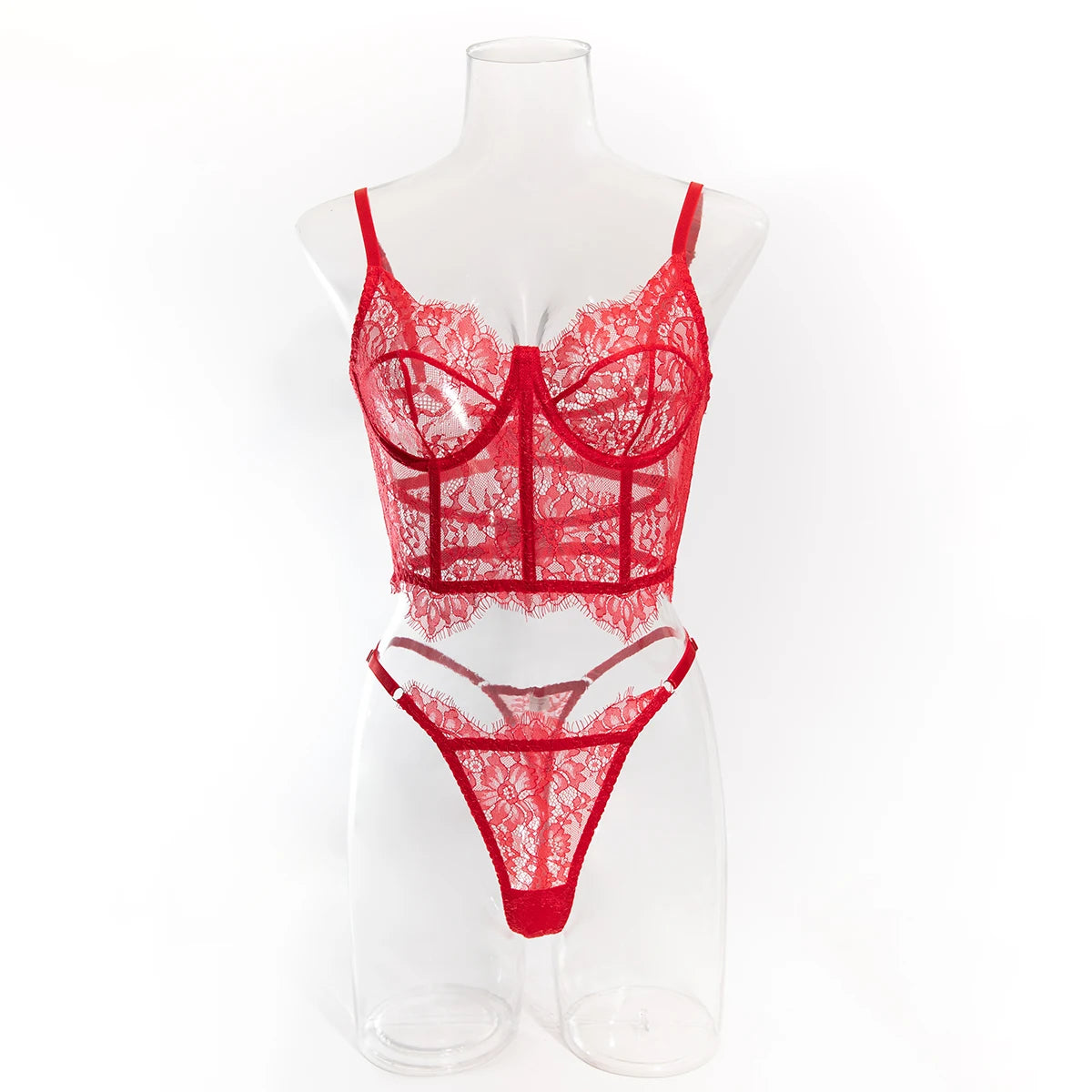 Krasapt Sexy Black Lace Lingerie